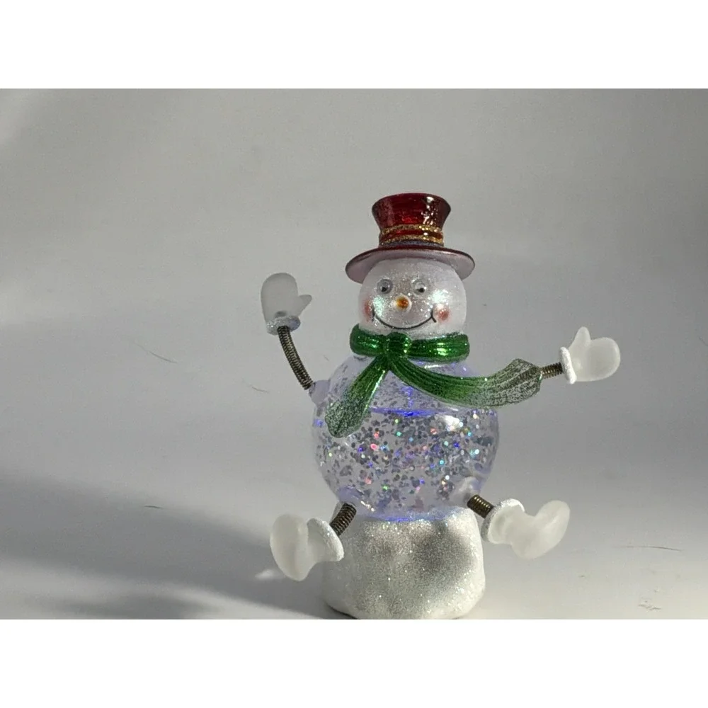 Dept 56 – Snow Glows – Lighted Snowman and Snow Globe - w/Box - Retired LOW WATE